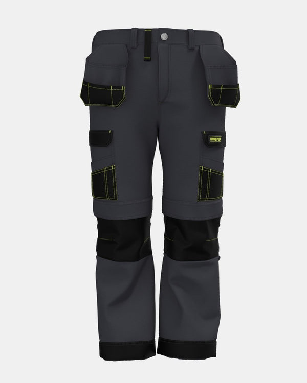Noroze Grey Heavy-Duty Cargo Work Trouser