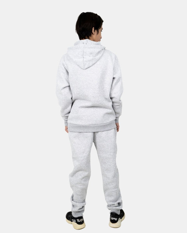 Noroze Grey Kids Plain Hooded Tracksuit
