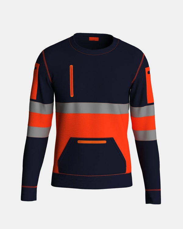 noroze Hi Vis Sweatshirts Orange/Navy (SW1)