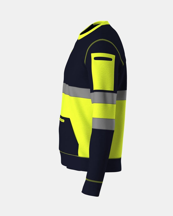 Noroze Hi Vis Sweatshirts Yellow/Navy (SW1)