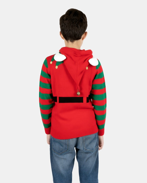 Noroze Kids Elf Hoho Red C-Jumper