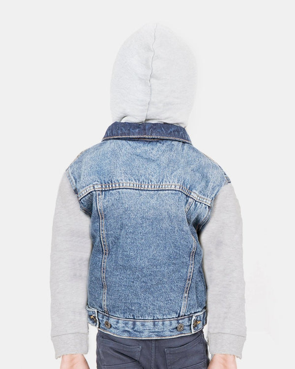 Noroze Light Blue Long Fleece Sleeves Jacket