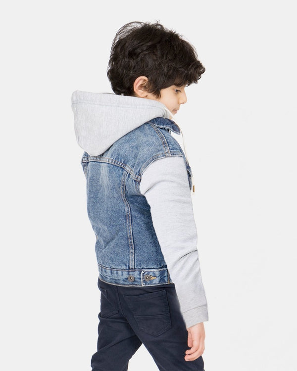 Noroze Light Blue Long Fleece Sleeves Jacket