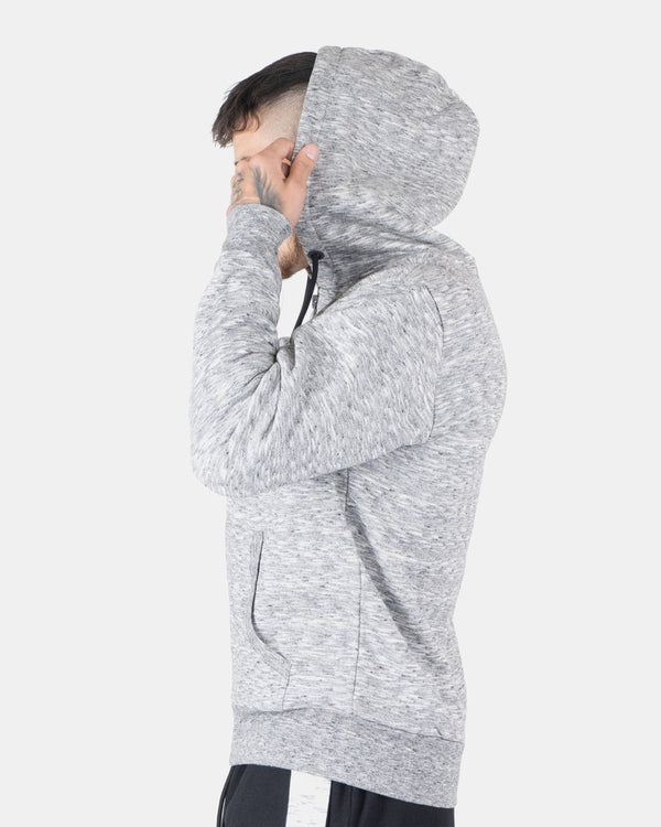 Noroze Melange Charcoal Sherpa-Lined Hoodie