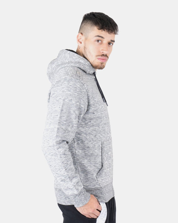 Noroze Melange Charcoal Sherpa-Lined Hoodie