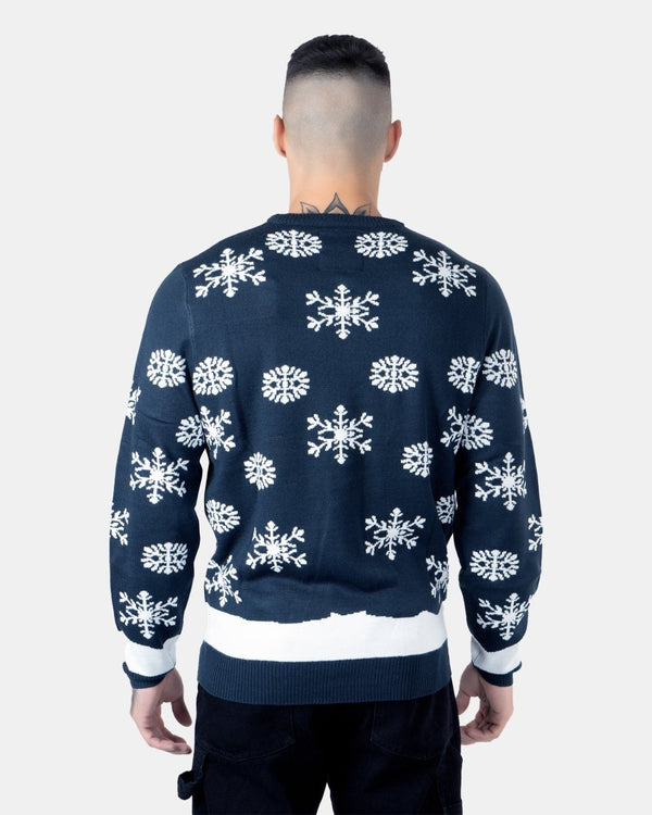 Noroze Men Gift Elf Navy Xmas Jumper