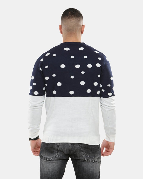 Noroze Men Merry Elf Navy Christmas Jumper