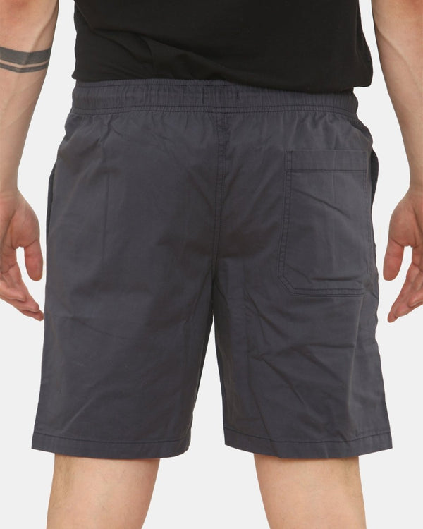 Noroze Mens Navy Shorts Elastic Waist