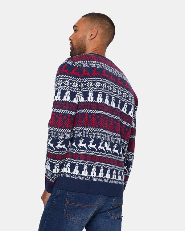 Noroze Merry Christmas Navy Festive Jumper