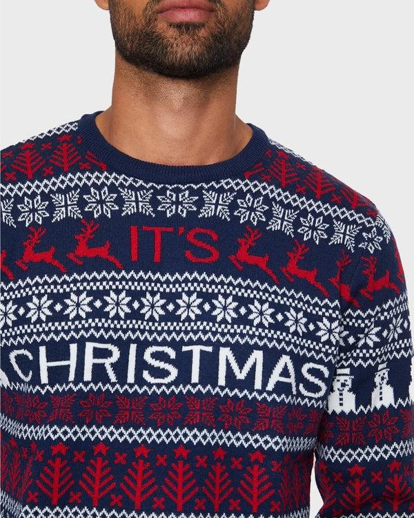 Noroze Merry Christmas Navy Festive Jumper