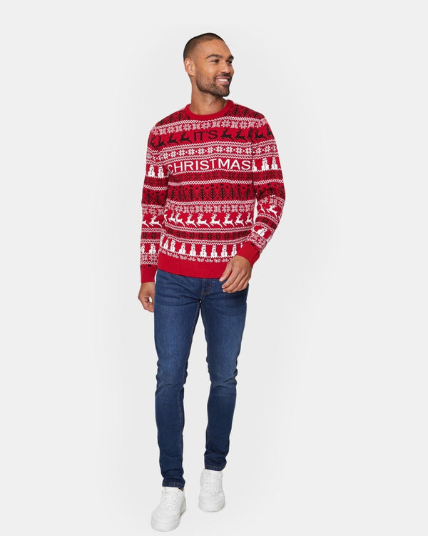 Noroze Merry Christmas Red Festive Jumper