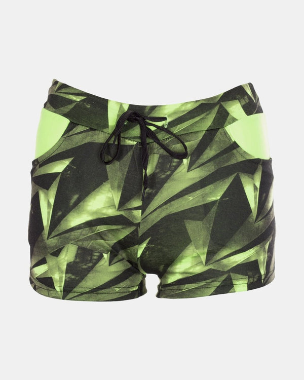 noroze Mint Geo Pattern Kids Short