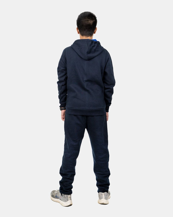 Noroze Navy/Blue Contrast Fleece Tracksuit
