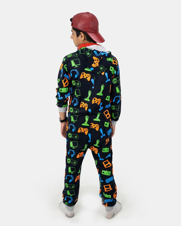 Noroze Navy Kids Gaming Onesie