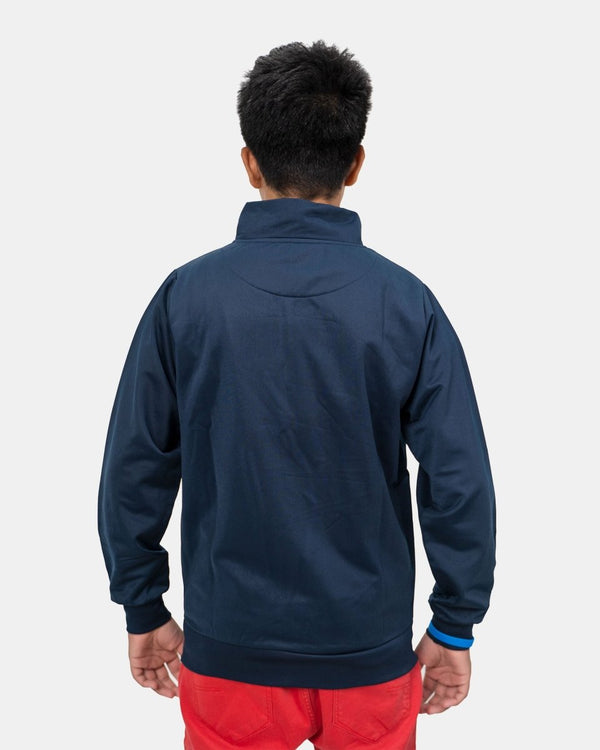 Noroze Navy Kids Lightweight Track Jacket
