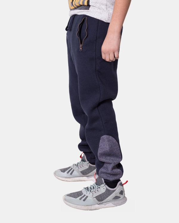 Noroze Navy Loose-Fit Joggers For Kid's