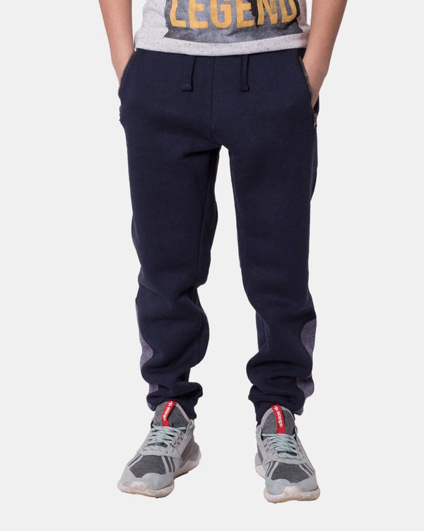 noroze Navy Loose-Fit Joggers for Kid's