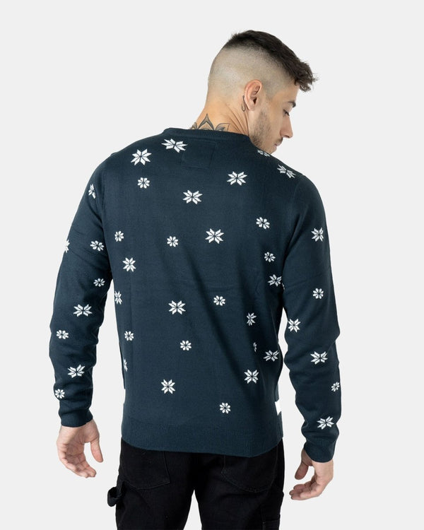 Noroze Navy Pub Reindeer Novelty Jumpers