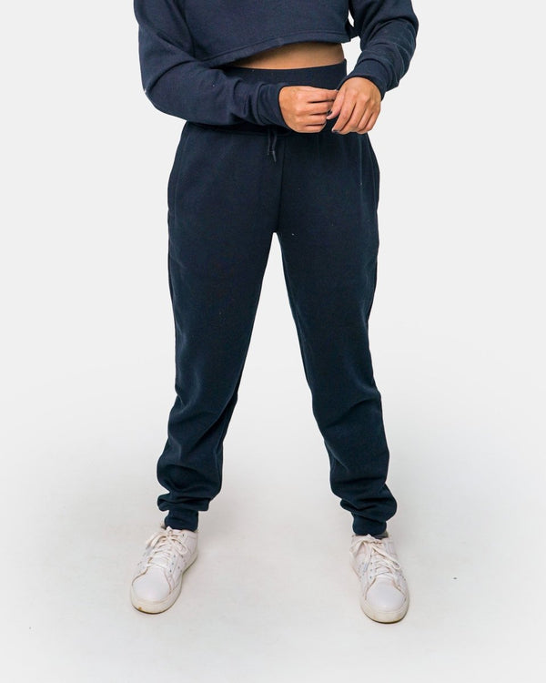 noroze Navy Womens Fitness Jogger