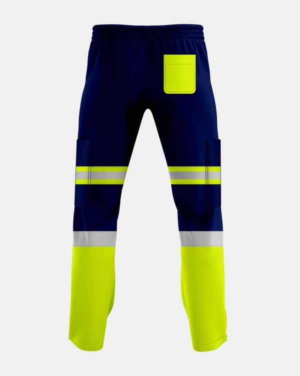 Noroze Neon Green/Navy Hi Vis Trousers - 1