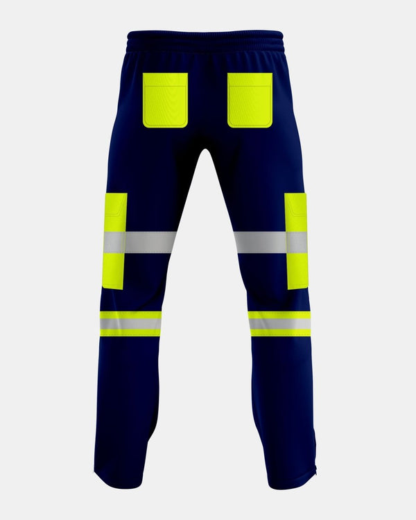 Noroze Neon Green/Navy Hi Vis Trousers - 2