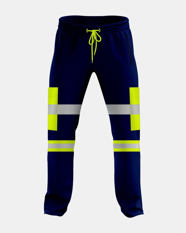 noroze Neon Green/Navy Hi Vis Trousers - 2