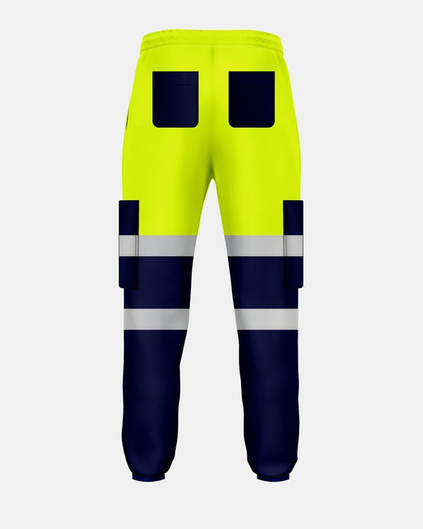 Noroze Neon Green/Navy Hi Vis Trousers - 4