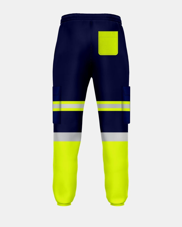 Noroze Neon Green/Navy Hi Vis Trousers - 5