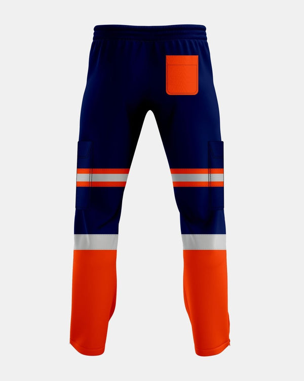 Noroze Neon Orange/Navy Hi Vis Trousers - 1