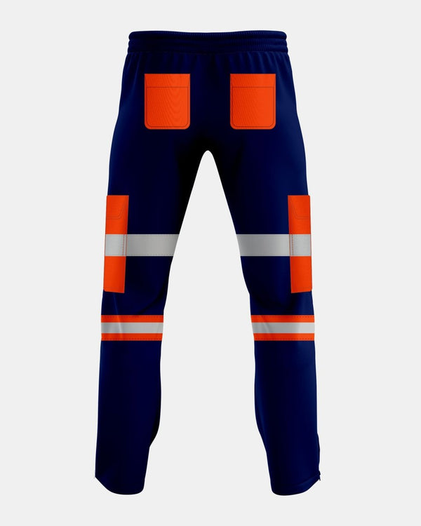 Noroze Neon Orange/Navy Hi Vis Trousers - 2