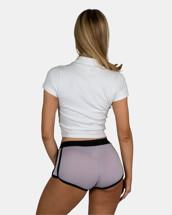 Noroze NY88 Sliver-Grey-Black Summer Shorts