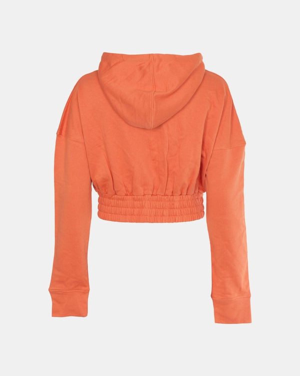 Noroze Orange Ladies Zip-Crop Hoodie