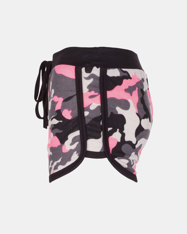 Noroze Pink Camouflage Summer Shorts