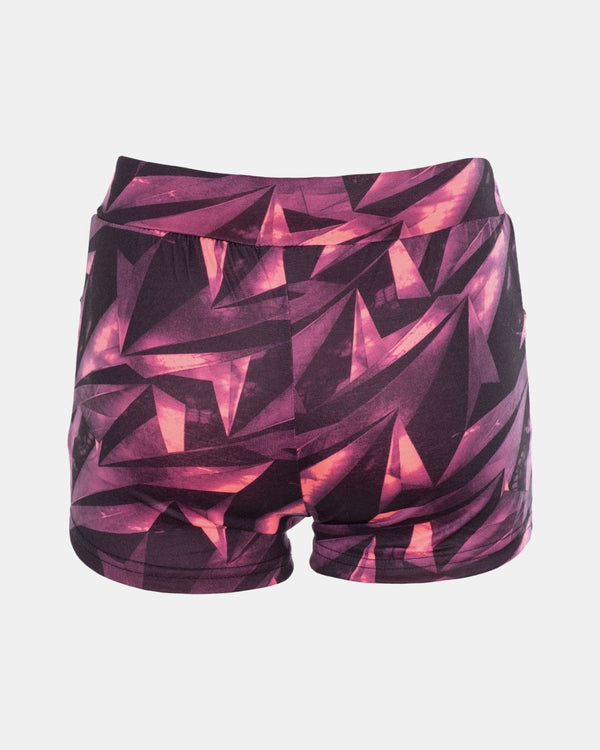 Noroze Pink Geo Pattern Kids Short