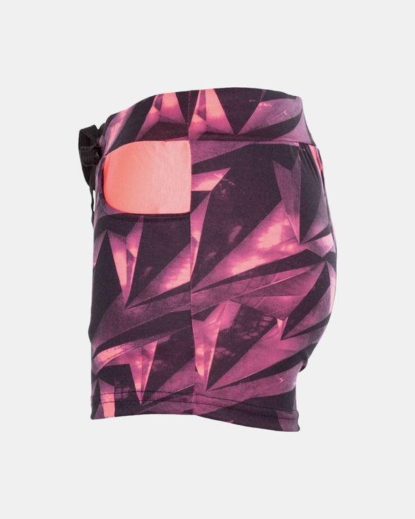 Noroze Pink Geo Pattern Kids Short