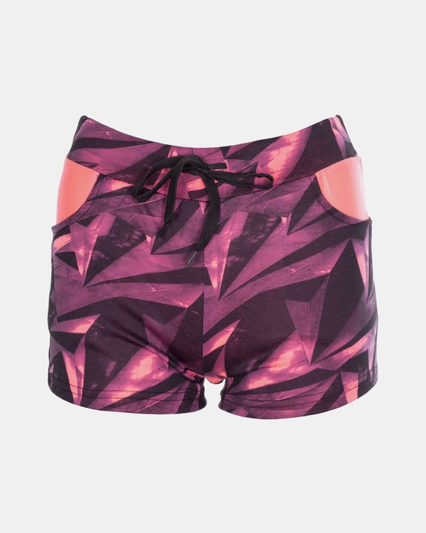 noroze Pink Geo Pattern Kids Short