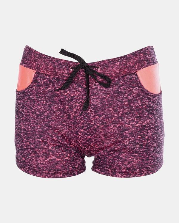 Noroze Pink Specky Pattern Kids Short