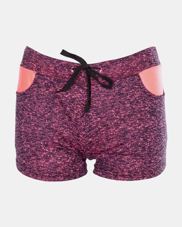 noroze Pink Specky Pattern Kids Short