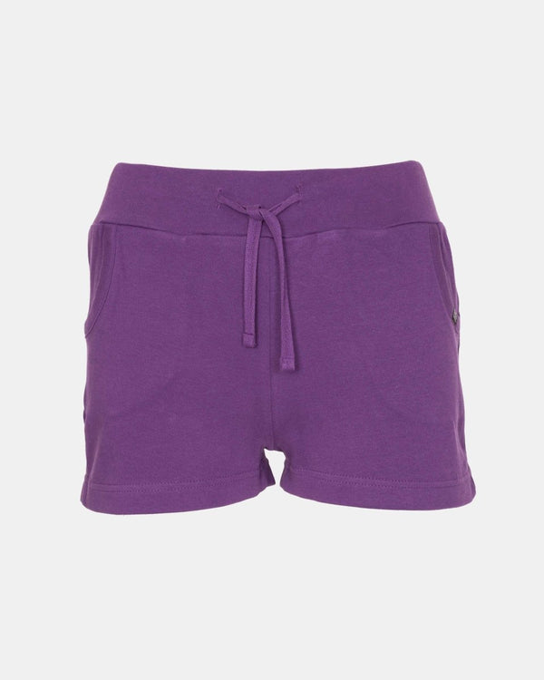 Noroze Purple Casual Summer Plain Shorts