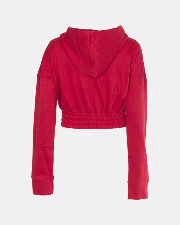 Noroze Red Ladies Zip-Crop Hoodie