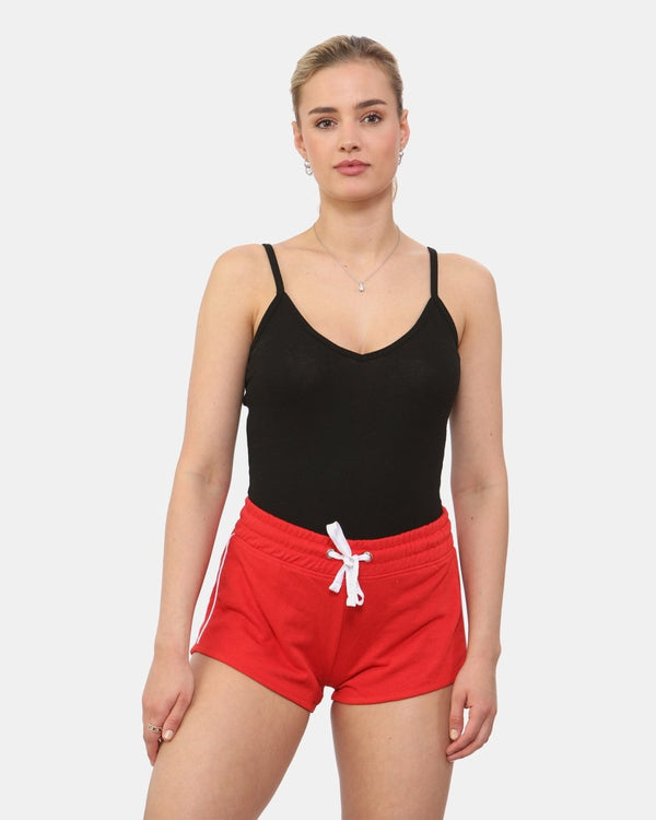 noroze Red Running Summer Shorts