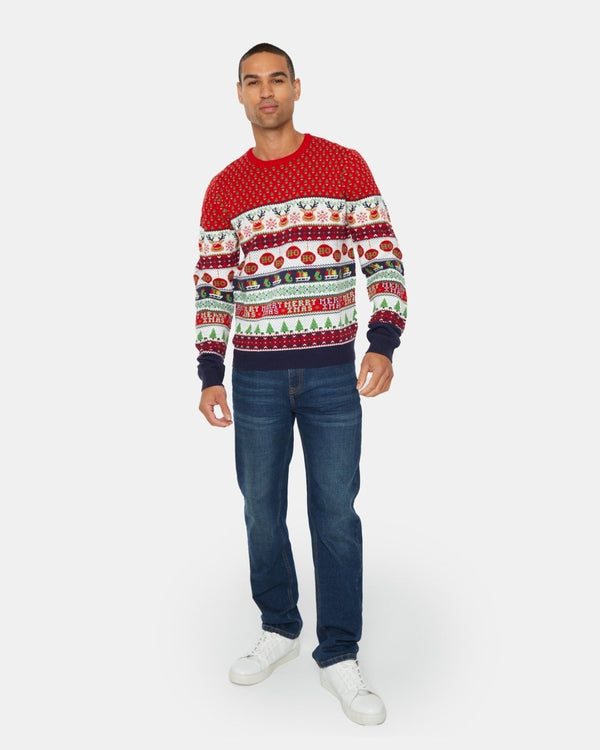 Noroze Reindeer Mens Novelty Knitted Jumpers