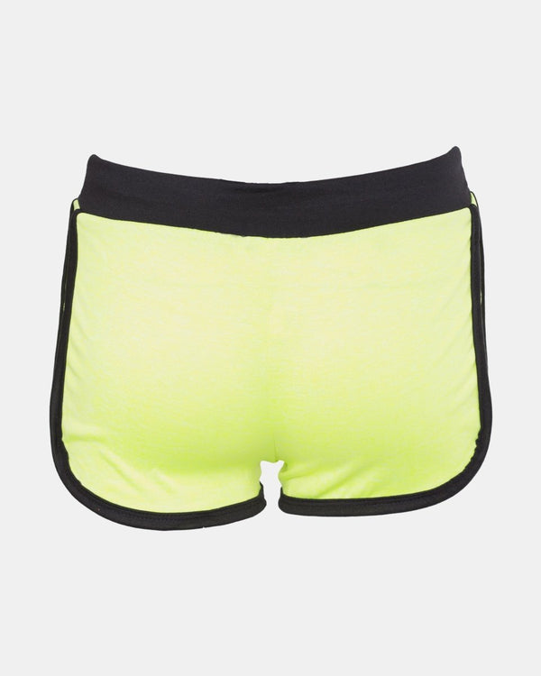 Noroze Rose Print- Lime Camouflage Summer Shorts