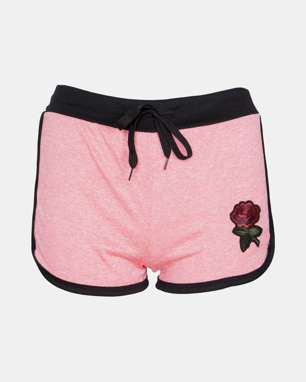 noroze Rose Print- Pink Fleck Summer Kids Short