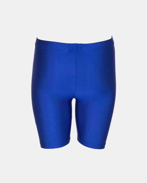 Noroze Royal Blue Shiny Nylon Lycra Shorts