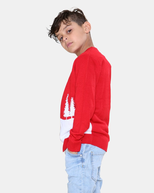 Noroze Rudolph Red Kids Christmas Jumpers