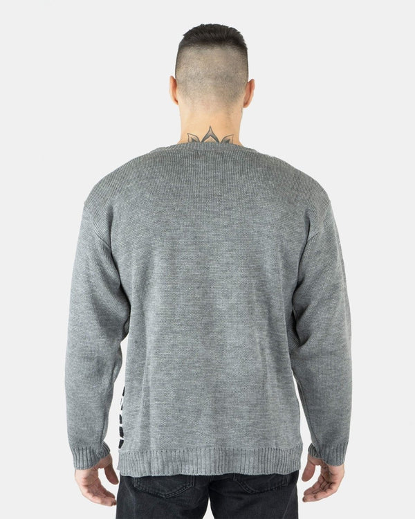 Noroze Santa To The Pub Grey Pullover Jumper