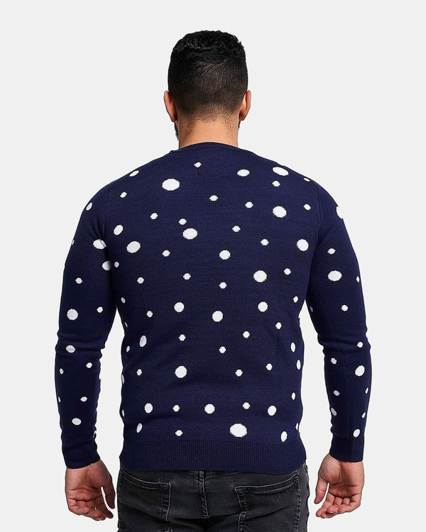 Noroze Santa To The Pub Navy Pullover Jumper