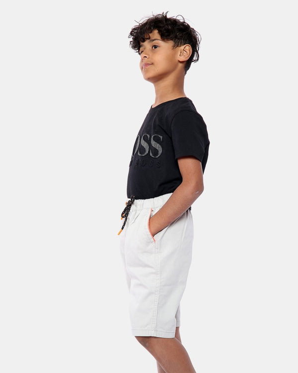 Noroze Stone Plain Cotton Drawstring Short