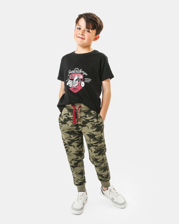 Noroze Supercharge Black Boys T-Shirt